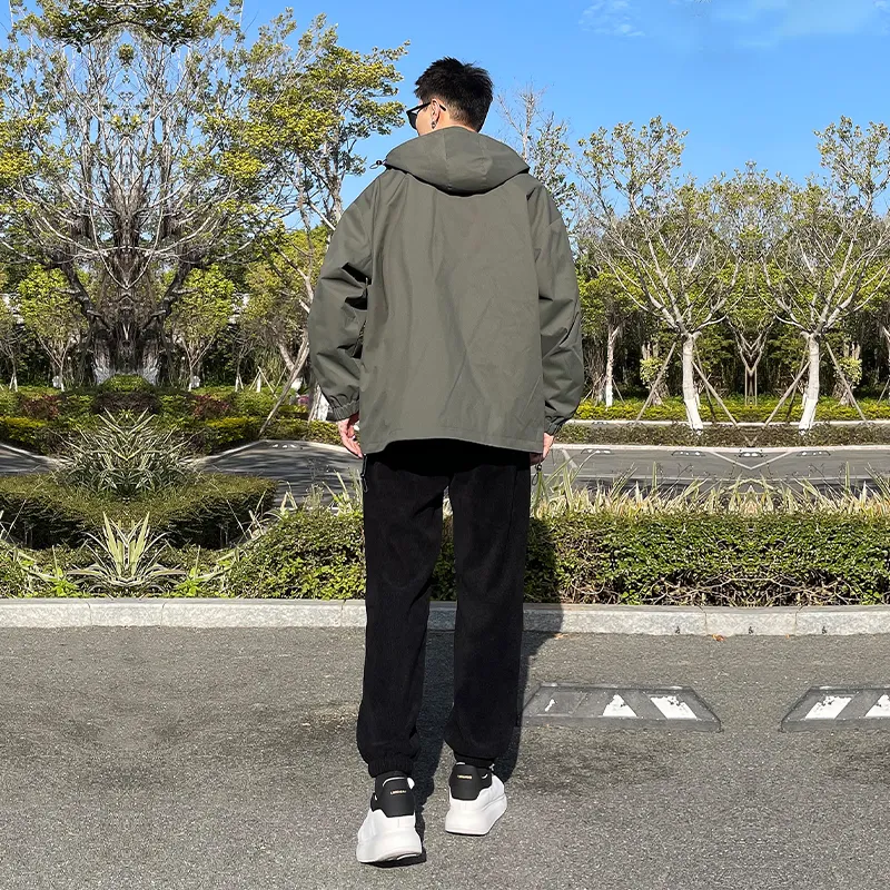HCHUICHENG Jacket Fleece Lined/Regular Unisex-19
