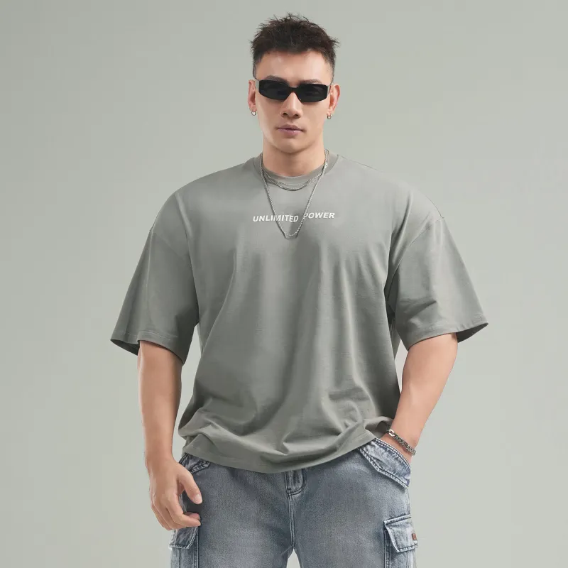 LUJIAMEN T-Shirt Unisex Black/White/Dark Gray/Dark Gray-14