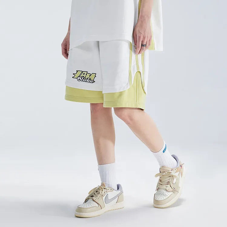 LAMLICKA Sports Shorts Unisex White-6
