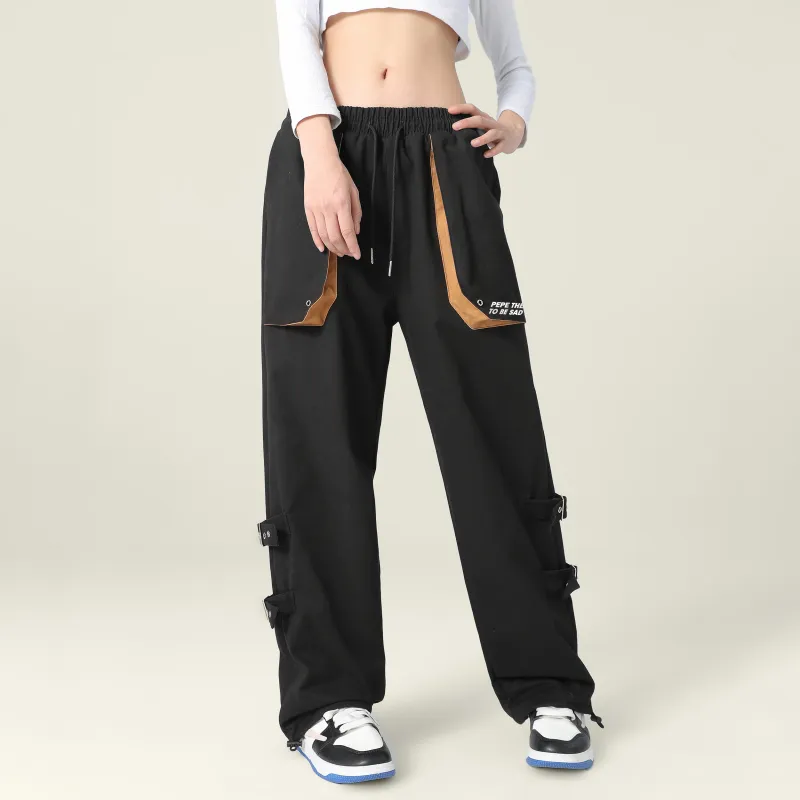 Pepe The Frog Casual Pants Unisex Black-4