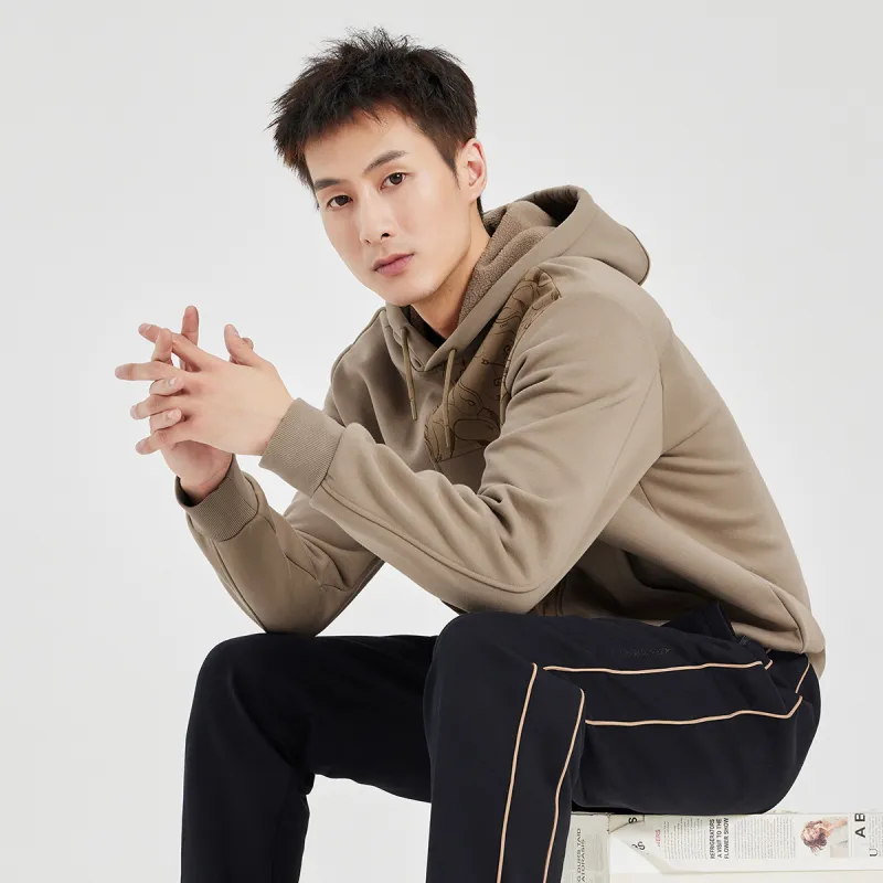 Erke Sweatshirts Men Latte Brown-4