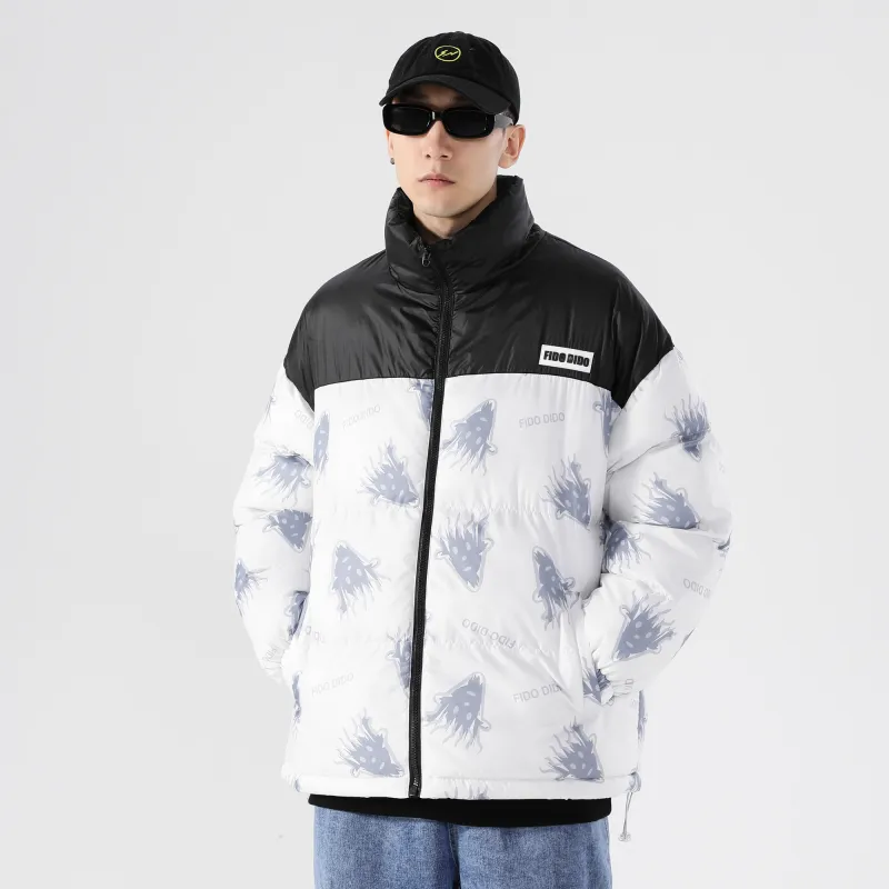 FIDO DIDO Puffer Jackets Unisex-3