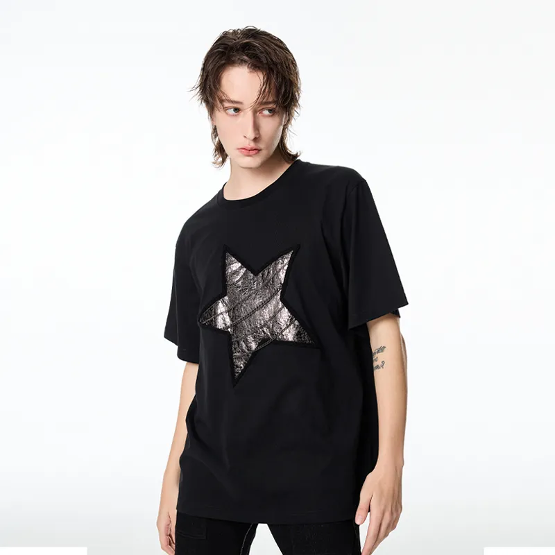 YLDP T Shirts Unisex Black-5