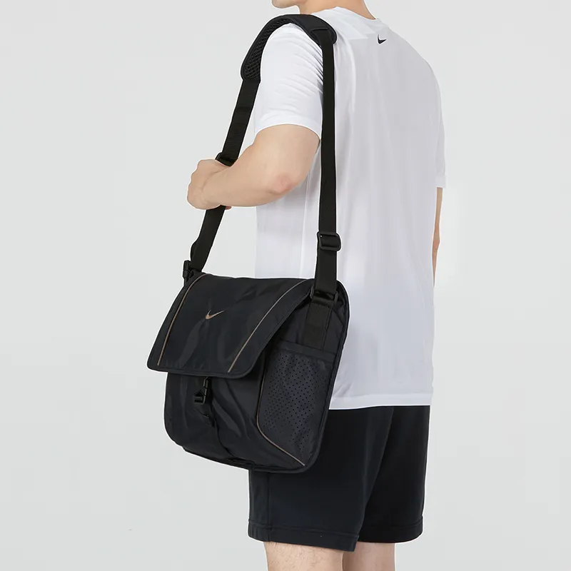 Nike Fabric Crossbody Bags Shoulder Bags Unisex Black-2
