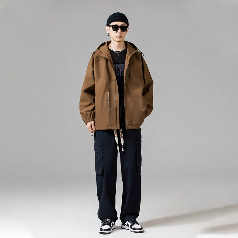 HCHUICHENG Jacket Fleece Lined/Regular Unisex-43
