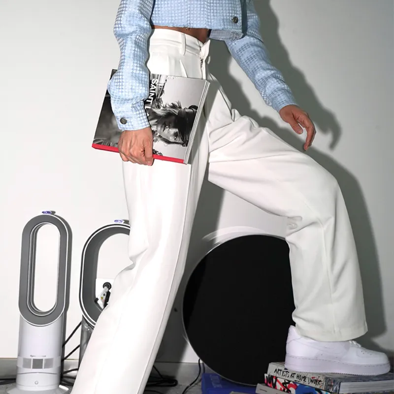 JYOSEI Casual Pants Women's White-4