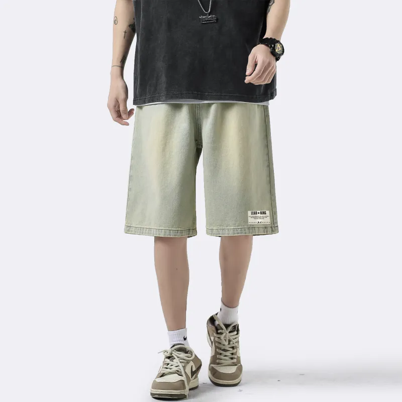 B.X Denim Shorts Unisex-10