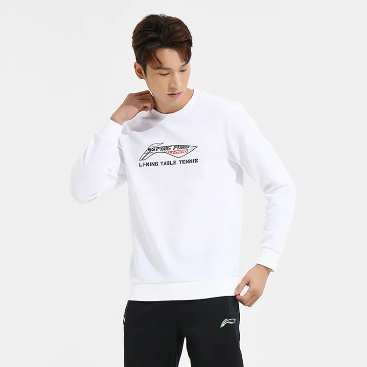 LiNing Sweatshirt Unisex Standard White-5