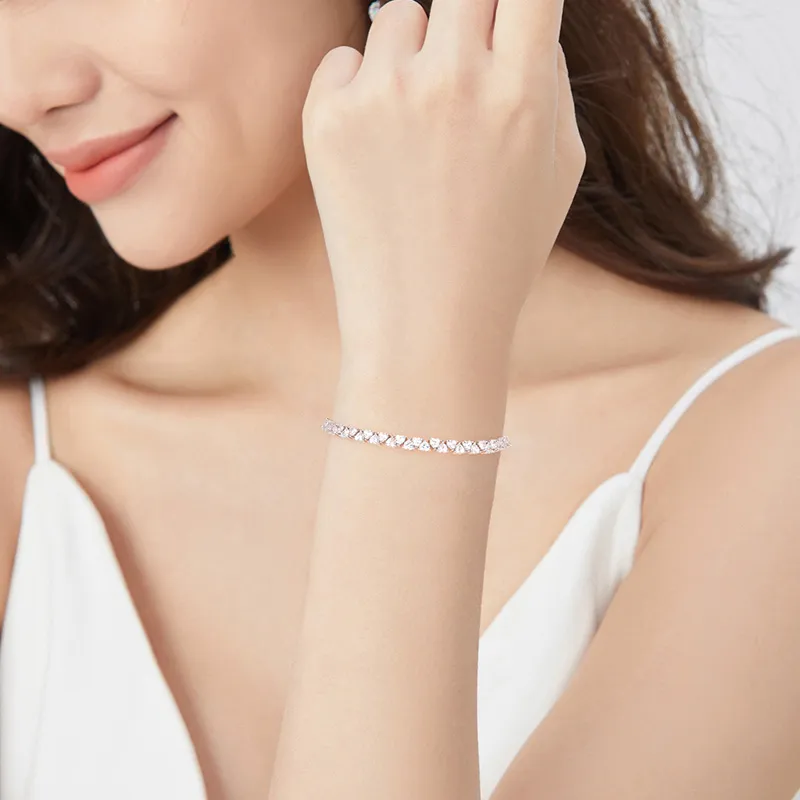 FANCI S925 Silver Bracelets Women's-2