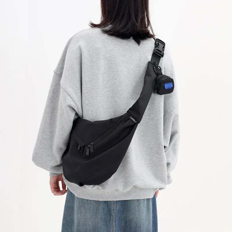 MYEDITION Dumpling Bag, Handbag, Shoulder Bag, Crossbody Bag Nylon Multicolor Unisex-12