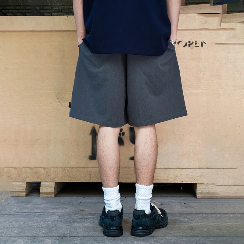 TBALLERBRAND SS22 Loose Fit Shorts Men's Dark Gray-3