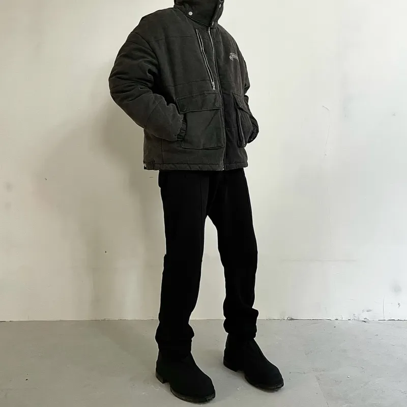 Askyurself Puffer Jacket Unisex Black-3