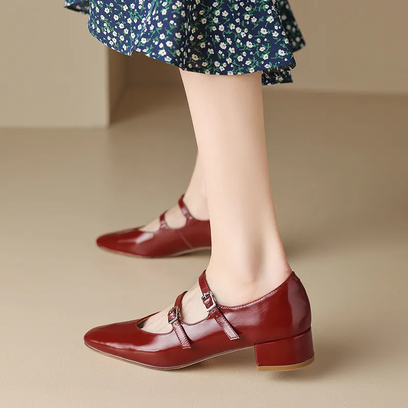 Naiyee High Heels Women's Burgundy/Silver/Ecru-4