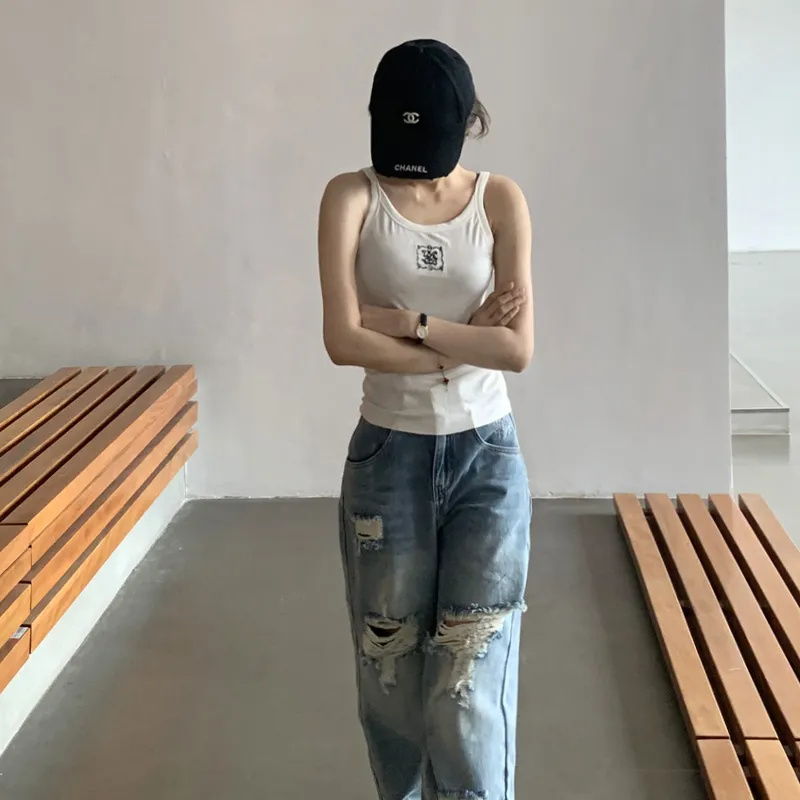Valeria Obbaco Spring Summer Jeans Unisex Blue-2