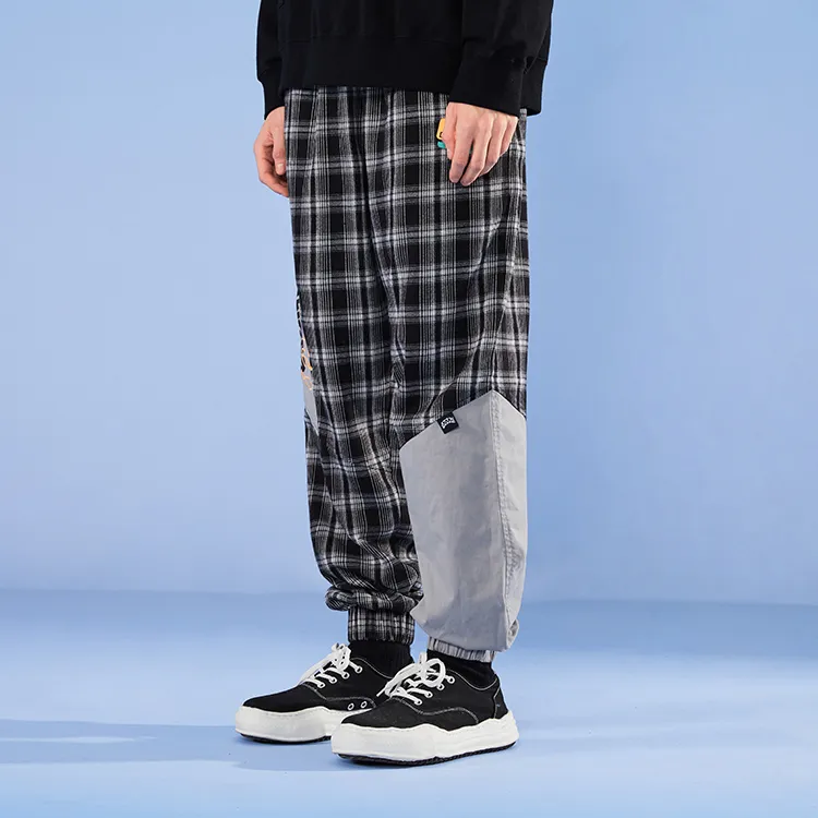 LAMLICKA Jogger Casual Pants Unisex Gray-4