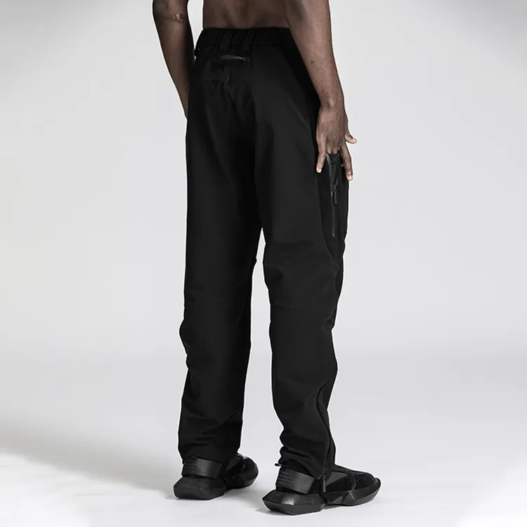 NORVINCY Western Outdoor Trendy Solid Color Cargo Pants Unisex-3