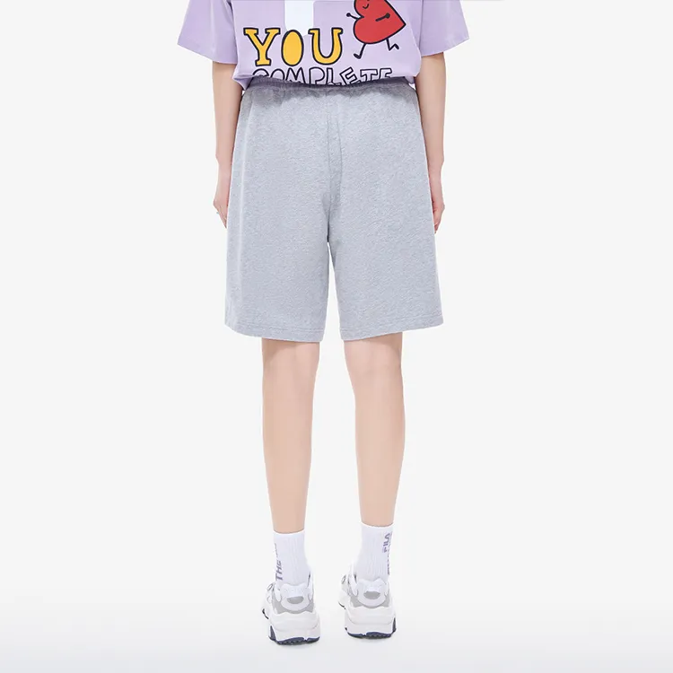 FILA FUSION ICECREAM Casual Shorts Unisex Cloud Gray Heather Gray-3