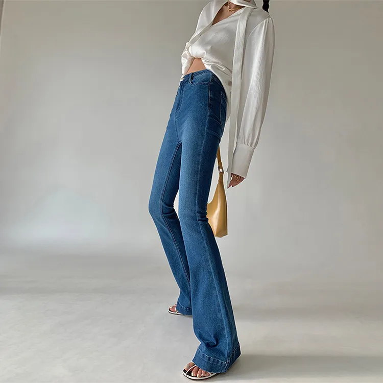 PAPERLLL Flared Pants Jeans Women's-2