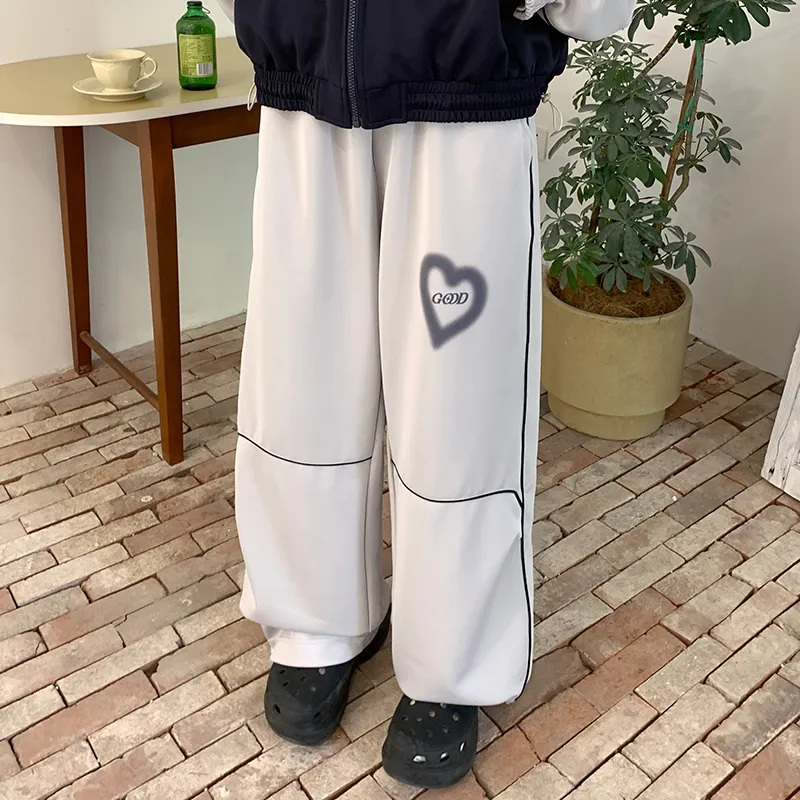 MeiHaoStore Knitted Sweatpants Women's Gray-2