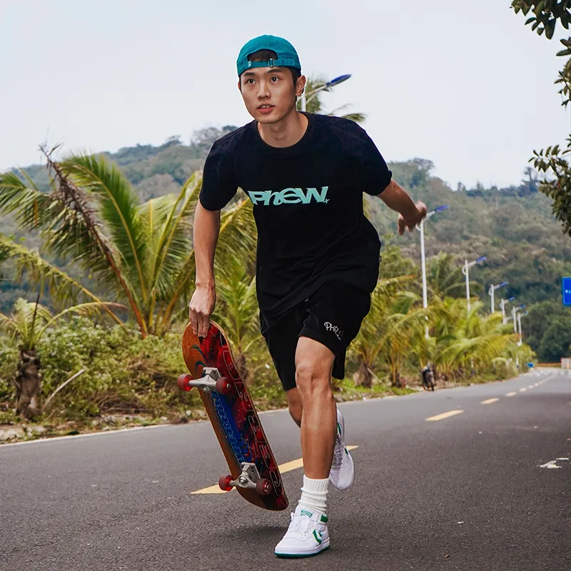 Phew Loose Fit Shorts Unisex Black-2