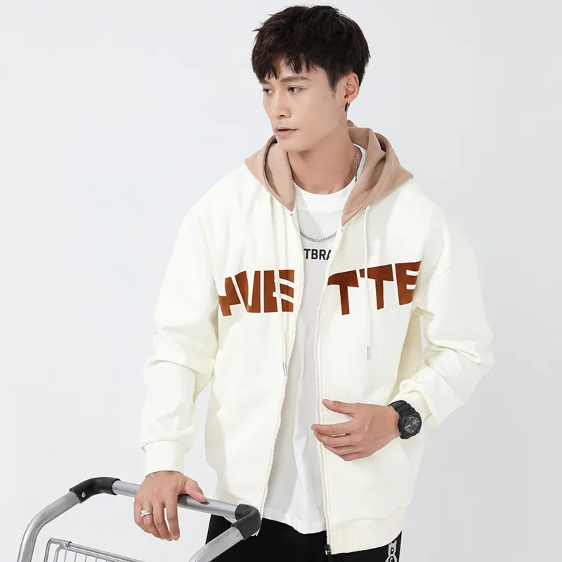 Yvette Hooded Loose Fit Sweatshirt Fall Unisex-12