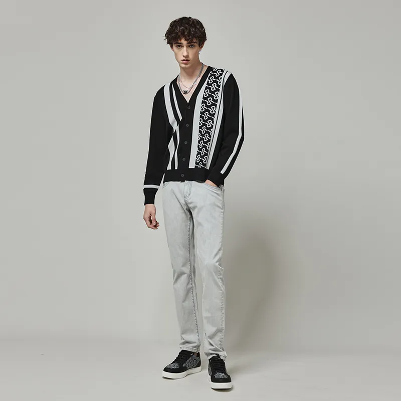 RARE Long Sleeved Knitwear Men's Multicolor-3