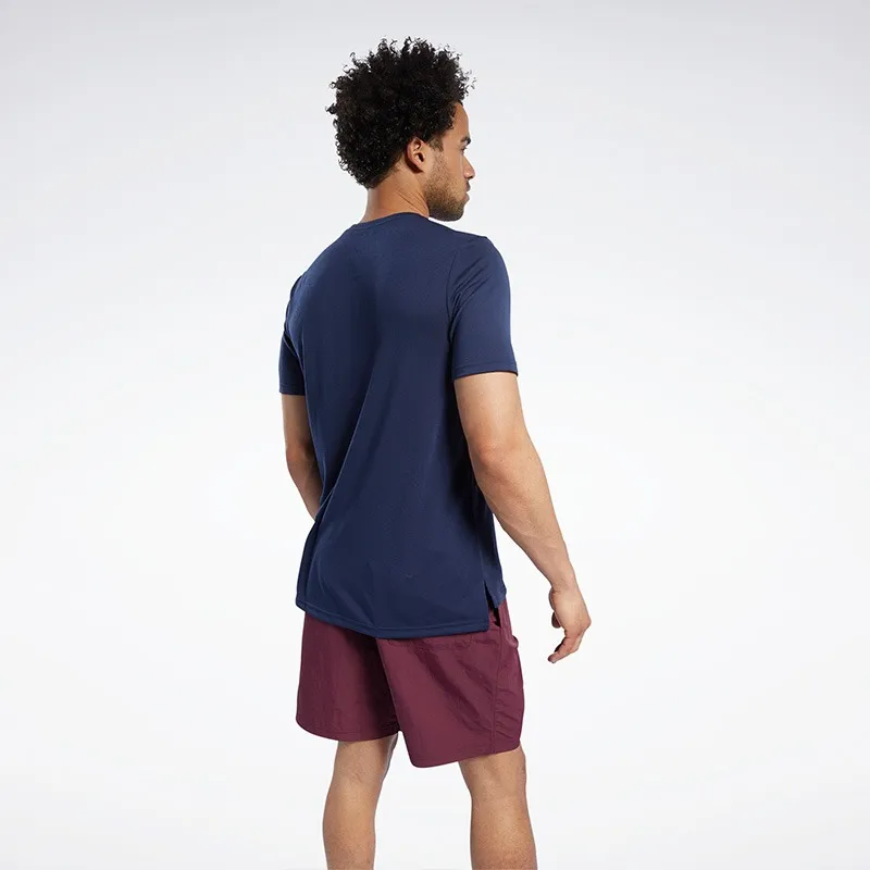 Reebok T Shirts Men Navy Blue-4