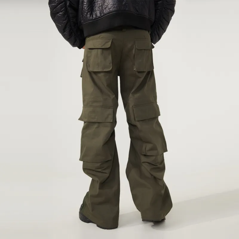 R69 Wide Leg Moderate Casual Pants Unisex-3