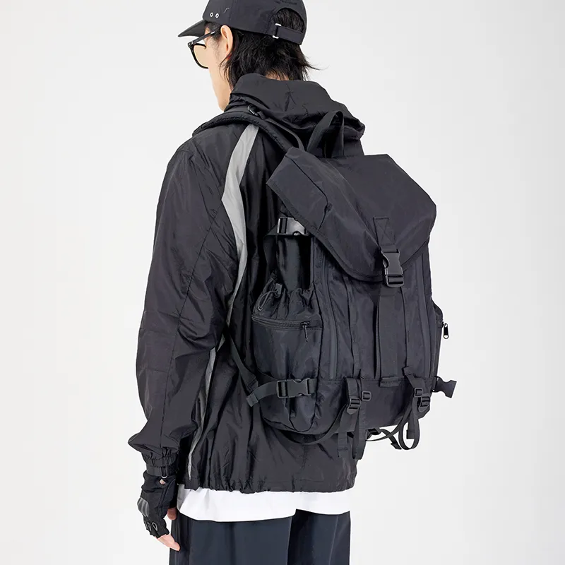 MYEDITION 24LS32LL Laptop Bag Backpack Outdoor Bag Polyester With Nylon Multicolor Unisex-11