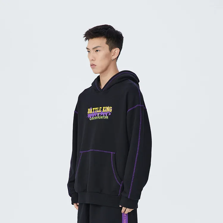 Caver&Hunter X BattleKing Sweatshirts Unisex Black-4