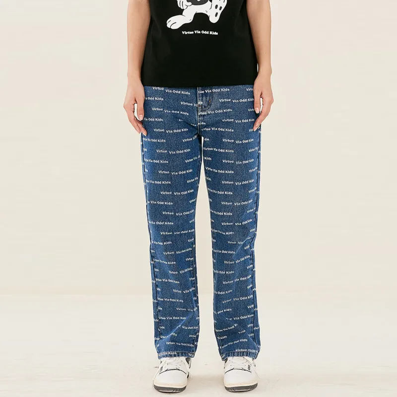 ICONS Lab x VV.OK Jeans Unisex Blue-2