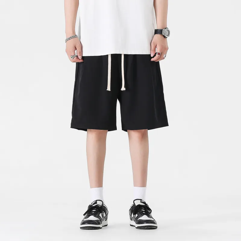 SEANBYSEAN Loose Fit Shorts Unisex Black-2