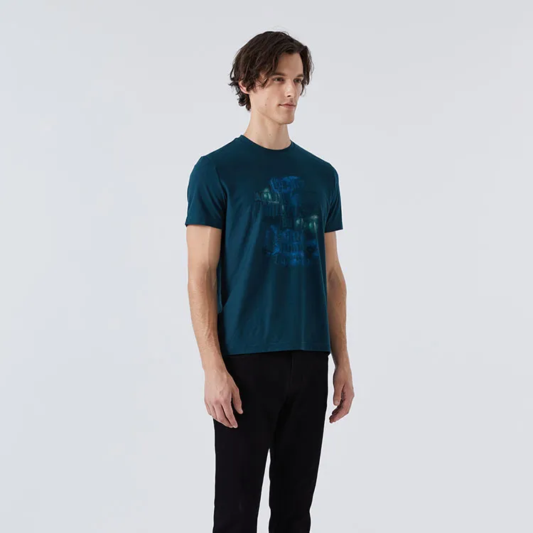 LIU·JO UOMO FW22 T Shirt Men's Green-3