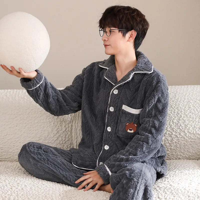 XUANZHITING Men Pajama Sets-4