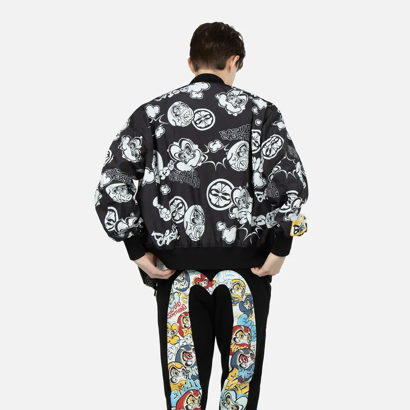 EVISU Jackets Men Black All Over Print-3