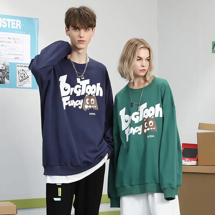 Bt Crew Neck Loose Fit Regular Sweatshirt Unisex-7