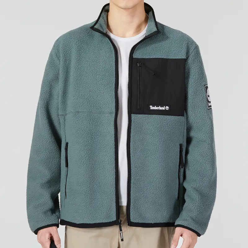 Timberland Velvet Jackets Men Green-2