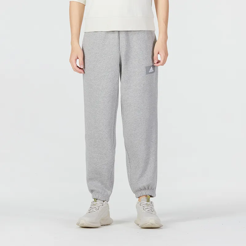 Adidas Knitted Sweatpants Men's Gray-2