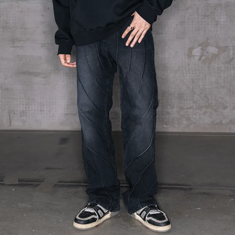 XINYINSU Jeans Unisex-5