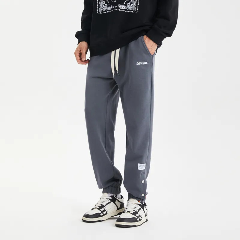 GUKUUL Casual Pants Unisex Dark Gray-2