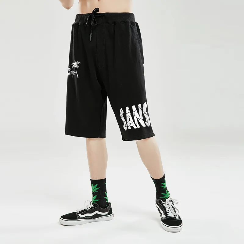 SANSYAS Casual Shorts Unisex Black-3