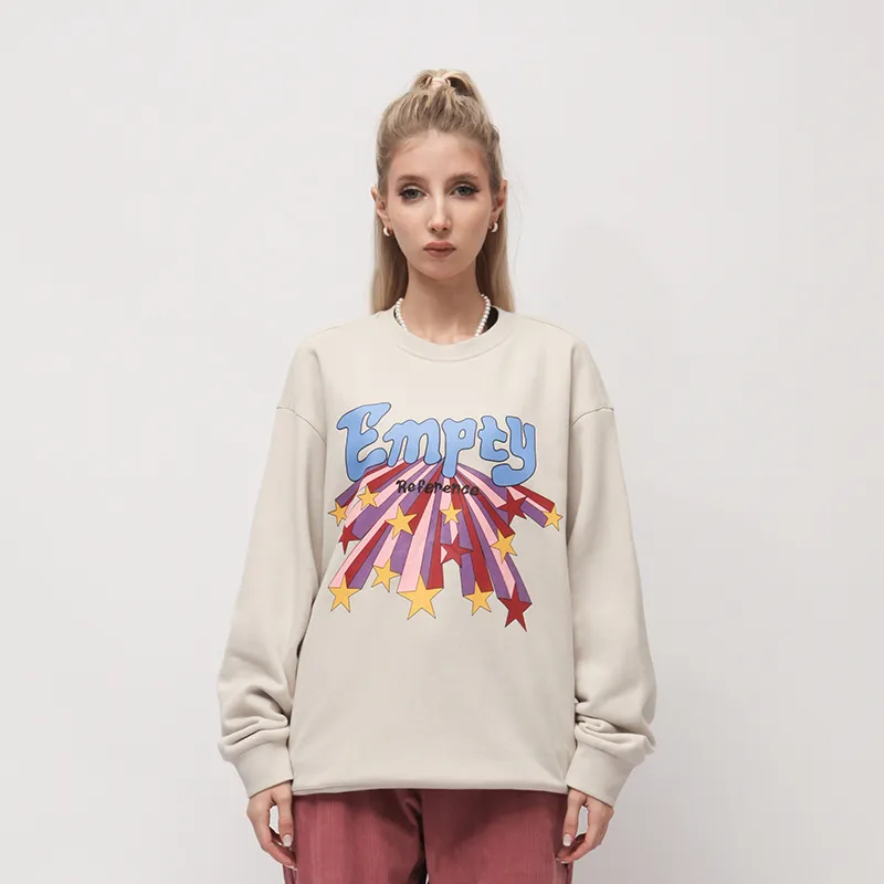 EMPTY REFERENCE Sweatshirt Unisex Apricot-2