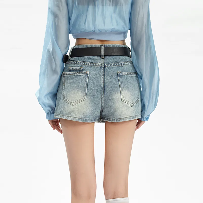 APEA Denim Short Skirts Women's-7