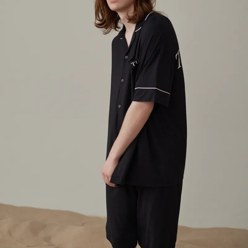 Same Language Men Pajama Sets-2