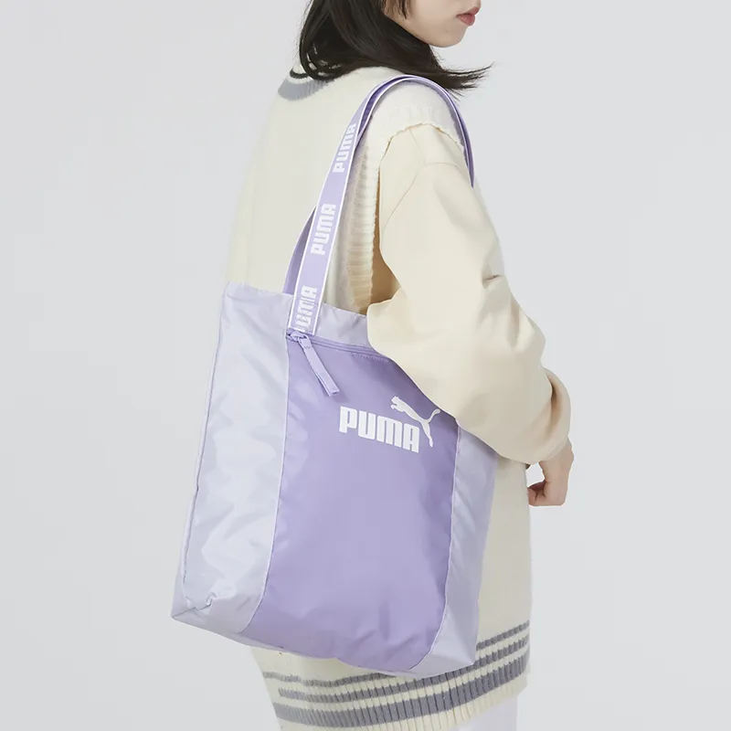 PUMA Fabric Handbag Casual Bag Handbag Shoulder Bag Women's Lavender-4