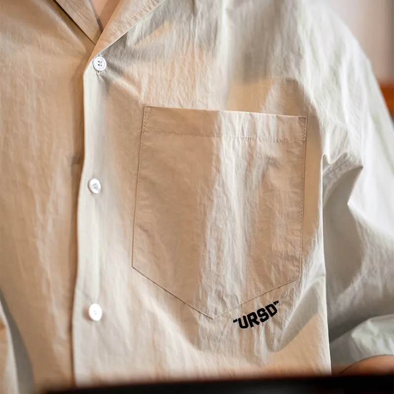 URBAN STANDARD Shirts Men Ecru-5