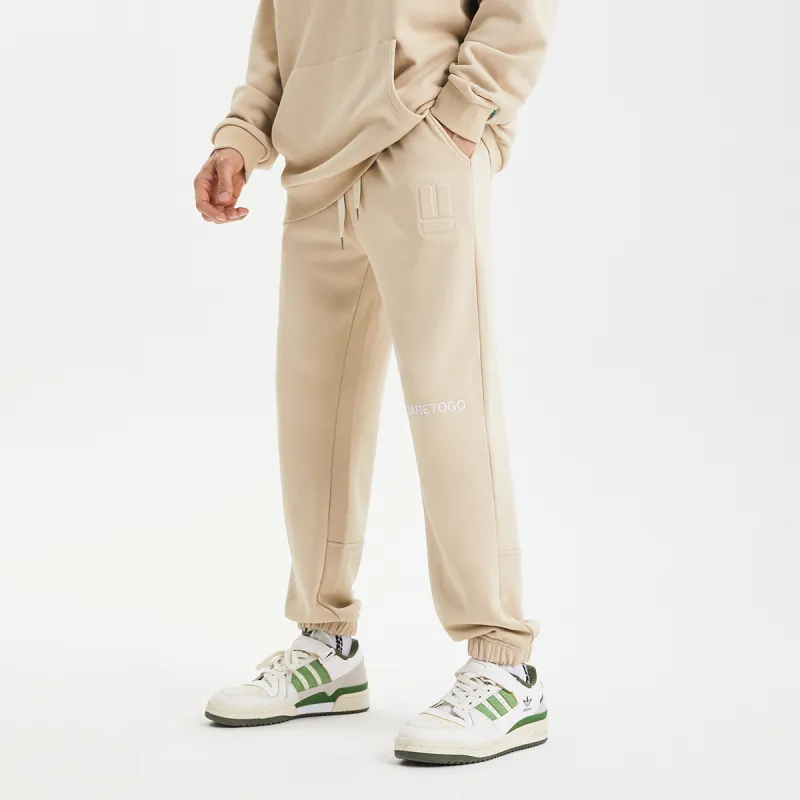 GUKUUL Jogger Casual Pants Unisex Khaki-5