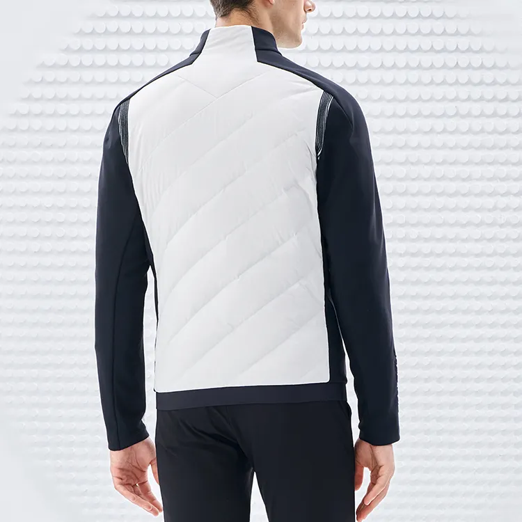 FILA Athletics Down Jackets Men Taiqing Gray-4