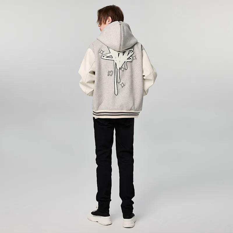 YLDP Baseball Jerseys Unisex Light Gray-3