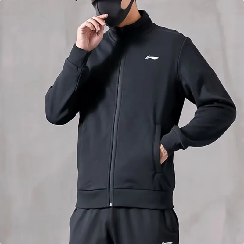 LINING Sweatshirts Men Black-5